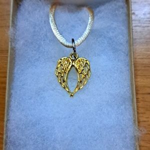 Gold Angel Wings Necklace